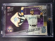 2017 Topps Now 349C All Star MVP Robinson Cano 11/25 Logo Game Used Base Patch
