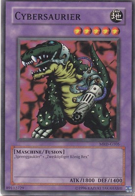 YU-GI-OH PLAYED Cybersaurier Common deutsch