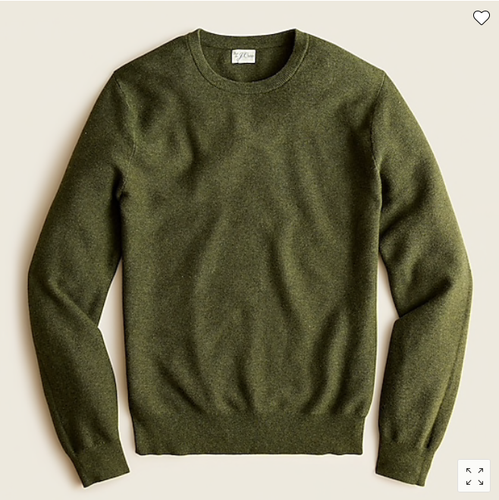 Tall Cotton Crewneck Sweater 
