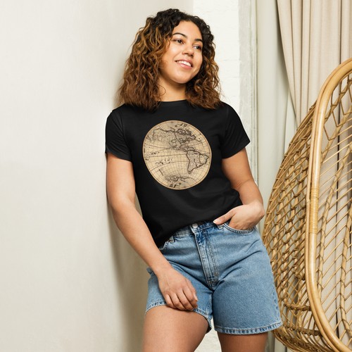 Women’s high-waisted t-shirt - Picture 2 of 5