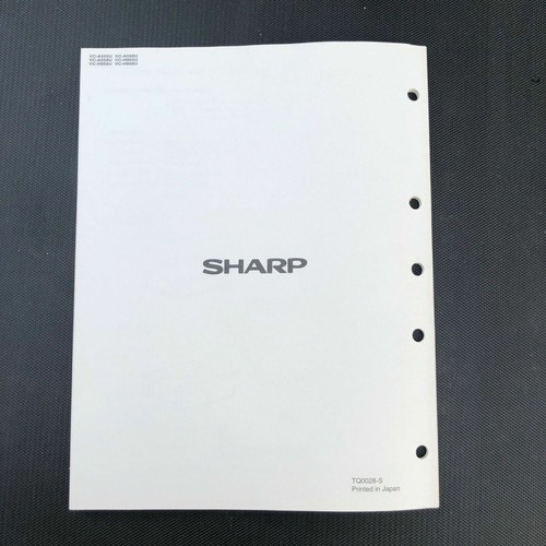 Sharp VC-A555U A556U A558U H955U H956U H958U Video Cassette Service Manual - Picture 4 of 4