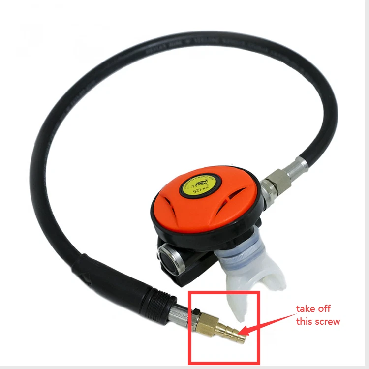 50FT Hose Explorer Scuba Diving 2nd Stage Regulator Dive Octopus Hookah Hose Kit - Image 4 of 4