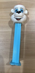 Vintage Christmas Character Pez Candy Dispenser. Blue Polar Bear With Santa Hat