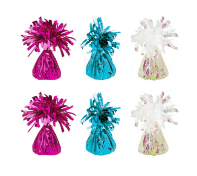 Amscan Foil Balloon Weight: 170g / 6 Oz, Baby Blue Candy Shape - View #3
