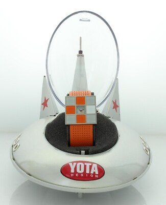 Vintage Unusual Space YOTA Watch  Timepiece New Old Stock SLIM CASE YSLA02B