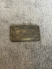 Belt Buckle "I Will Give Up My Gun When They Pry My Cold Dead Fingers NRA