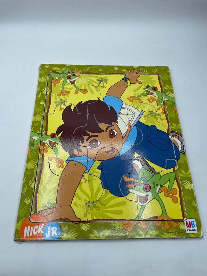 DORA THE EXPLORER and DIEGO Milton Bradley Nick Jr. Puzzle Lot - Image 2 of 4