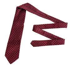 Brooks Brothers Makers Tie Men's Red Paisley All Silk Necktie Handmade In USA