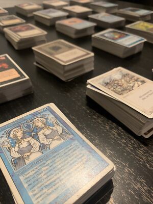 Magic the Gathering Vintage White Bordered Cards 1994-2005 (read  description)