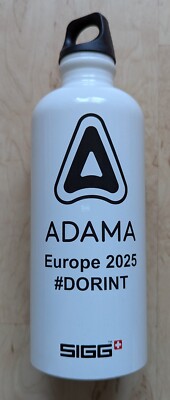 SIGG, Trinkflasche Traveller White, 0,6 l, Werbeartikel ADAMA, neu