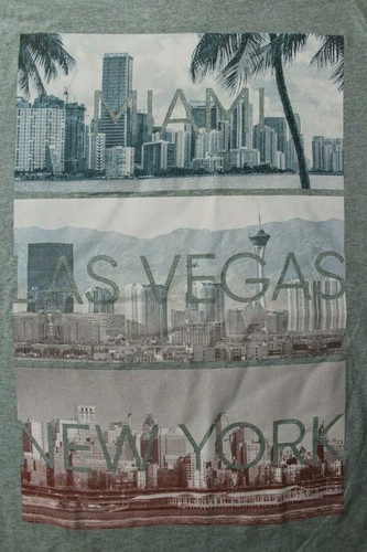 Hey Dude Miami Las Vegas New York Skyline City LARGE - Bild 4 von 5