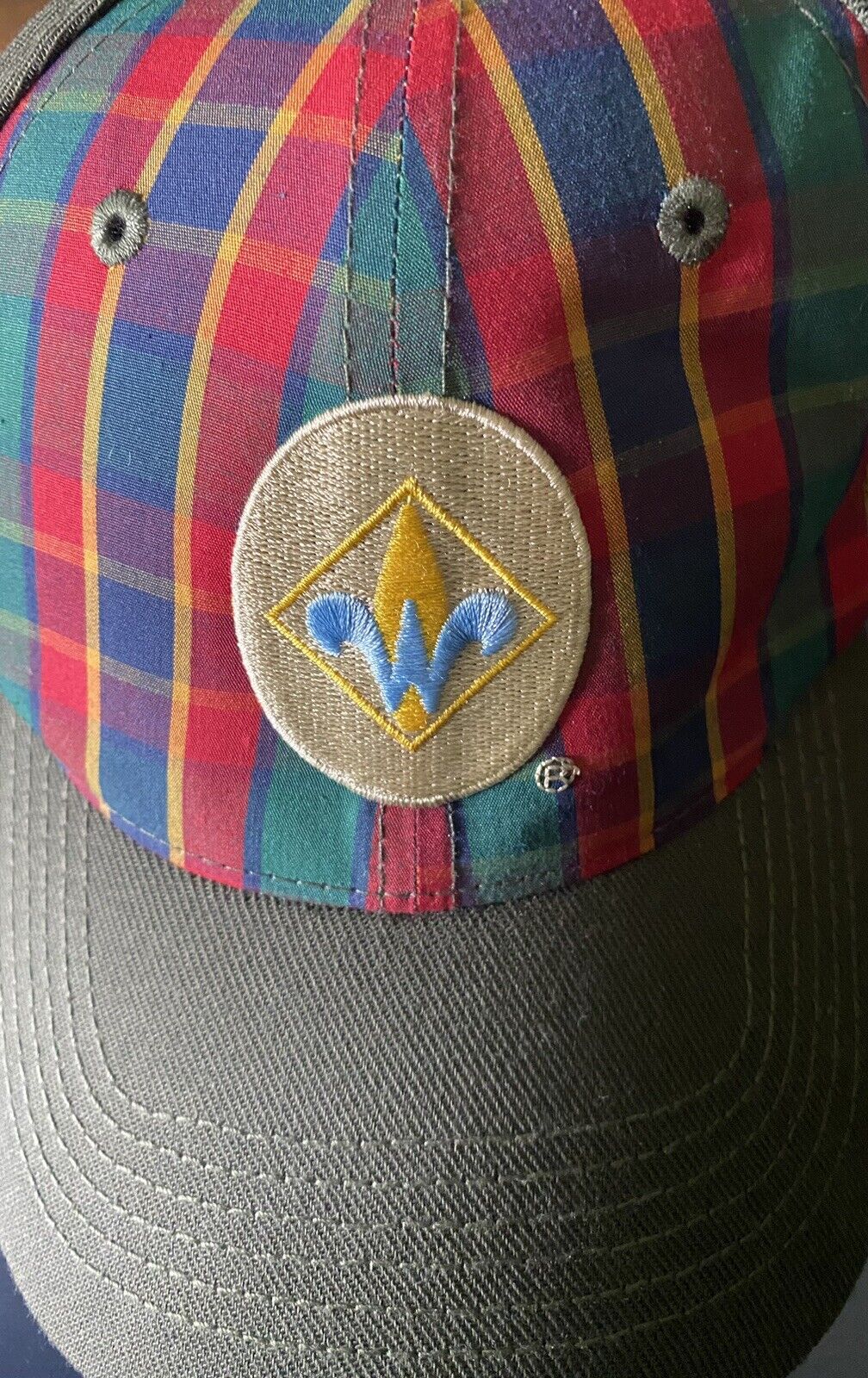 Boy Scouts Hat Webelos Cub Scouts BSA Hat, Cap Flex Fitted Plaid