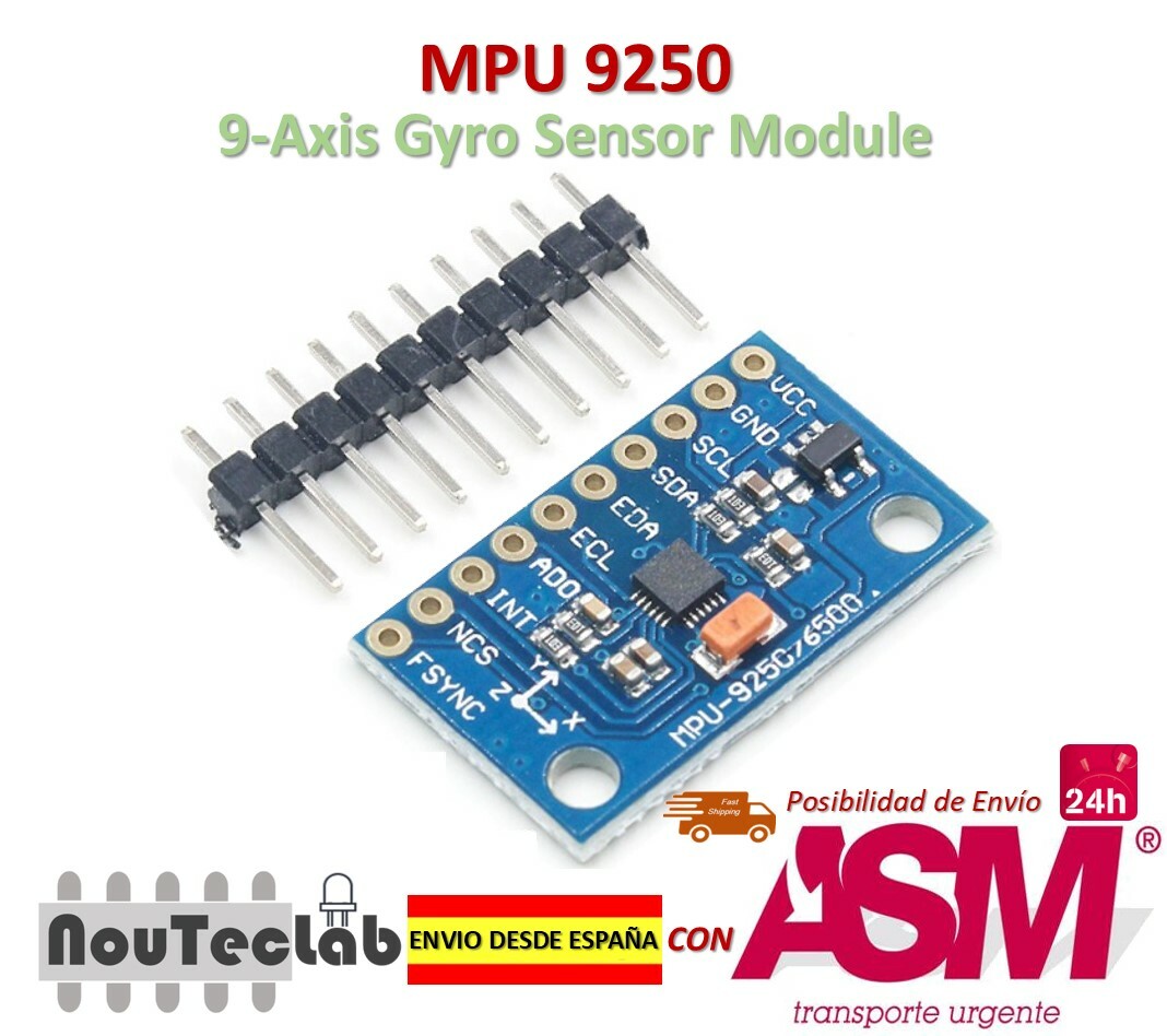 Gyro Sensore Modulo Mpu 9250 Magnetometro Accelerator 9-Axis Attitude Spi