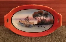Hand Painted - Made in Japan - Bone Dish - Very good condition 