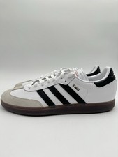 Adidas Men's Samba Indoor Soccer Size 11.5 White Black Gum IH6001 