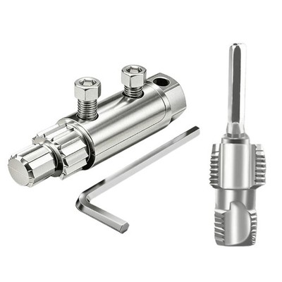Steel Broken Pipe Extractor Tool For 1/2Inch 3/4in 1in Pipe Easy Thread Removal