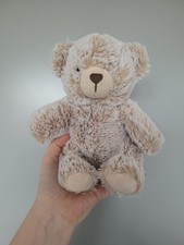 Next Teddy Bear Baby Soft Toy Comforter Frosty Beige White Plush