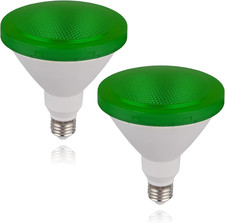 Par38 LED Green Light Bulb - 15W 100Watt Equivalent - E26 Green Flood Lights 2