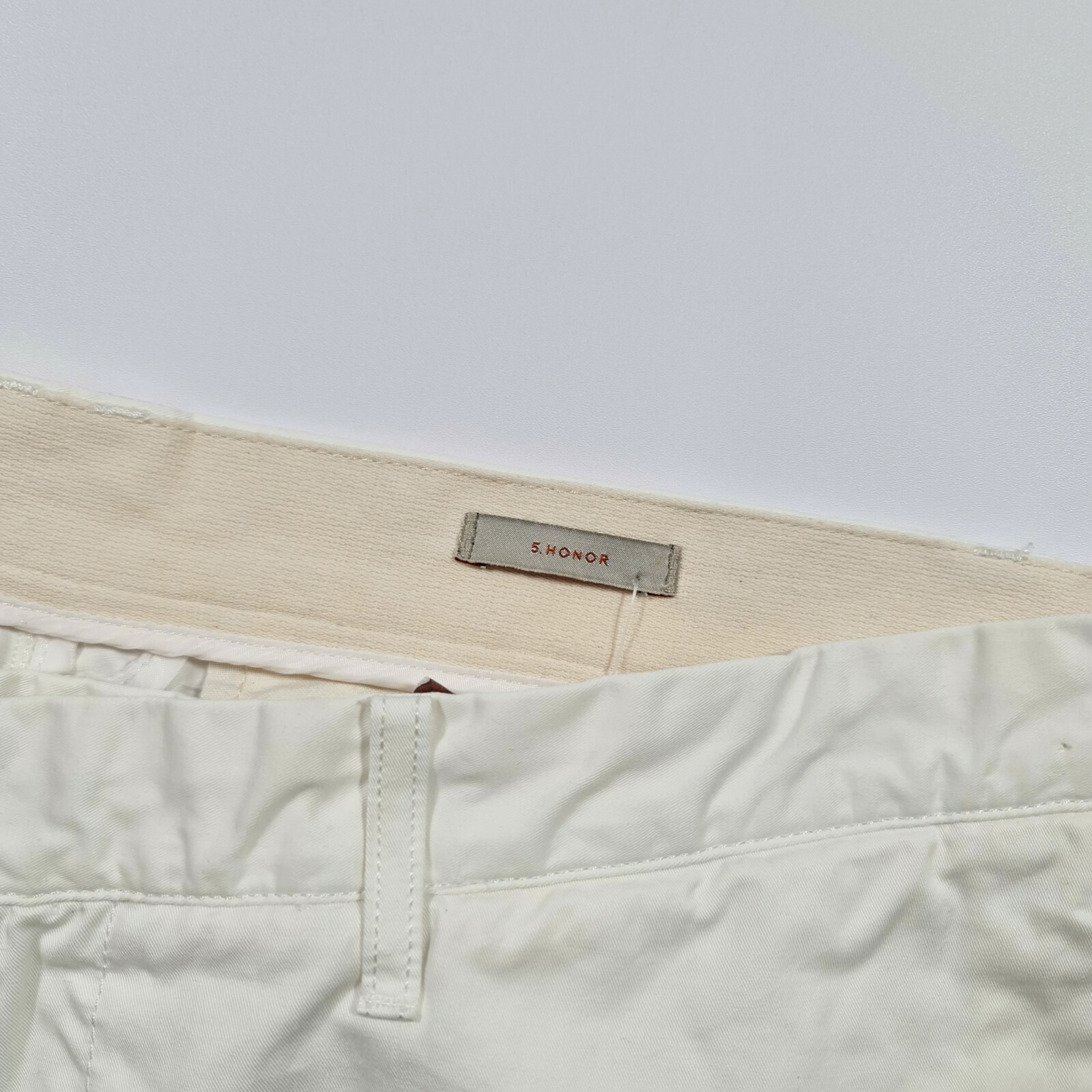 Peuterey Mens Honor Chino Trousers White W 36 L34 Cotton Slim Fit Pants image 3