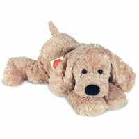 Teddy Hermann Schlenkerhund Kuscheltier Stofftier Hund PlüSch Tier Beige 40Cm
