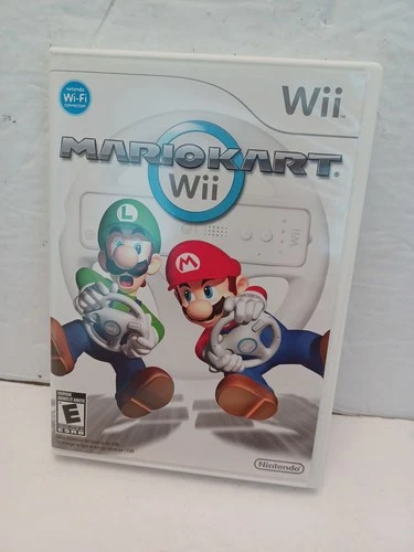 Mario Kart Wii Nintendo COMPLETE TESTED & WORKING FREE SHIPPING