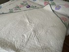 Antique Vintage Hand Made Appliquéd Morning Glory Flower Quilt : 84" X 84" — photo 8
