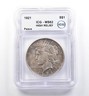 1921 Peace Silver Dollar High Relief MS62 ICG a0290