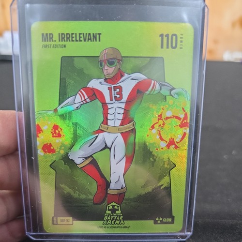 2025 Bo Jackson Battle Arena - Alpha Update Mr. Irrelevant Glow Green Battlefoil