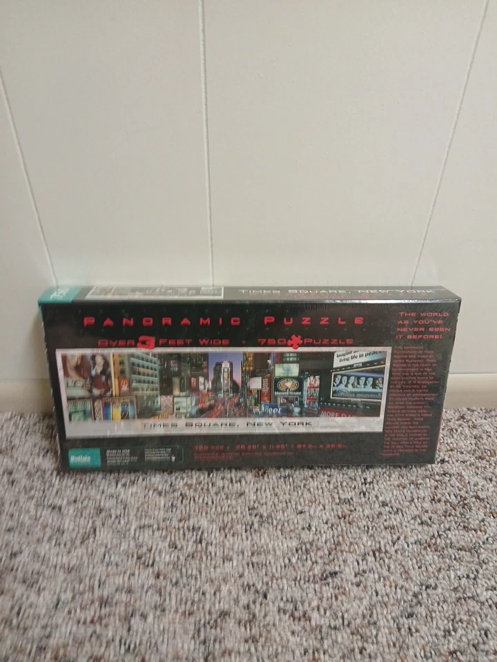 Panoramic Puzzle Times Square, New York (750 Piece) 3 Feet Wide NIB Sealed - Image 4 of 4