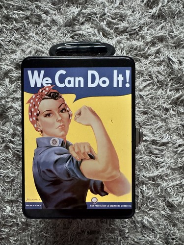 We Can Do It! - Women in the War Tin Lunch Box featuring Rosie the Riveter