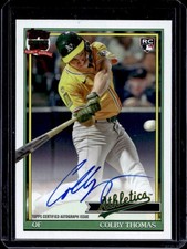 2026 Topps Colby Thomas 1991 Auto Autograph RC Rookie #91A-COL Athletics