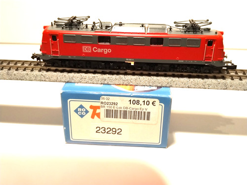 LOCOMOTORA ELÉCTRICA BR 150 090-9 DB CARGO ÉPOCA V ROCO 23292 (F805) | Condition: Usado