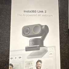 Insta360 Link 2 4K AI Tracking Webcam Black USB Type-C/Type-A Smart Control