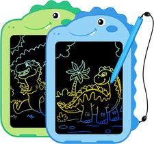 2 Pack LCD Writing Tablet for Kids, 6.5 Inch Colorful Doodle Board Drawing Table