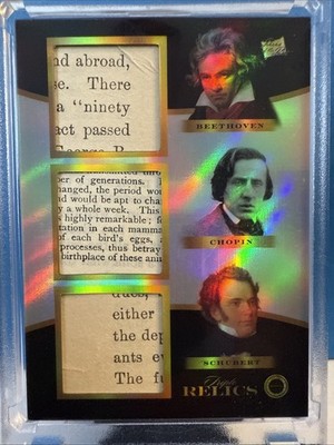 Ludwig Van Bethoven Frederic Chopin Franz Schubert Relic Pieces of the Past 1800