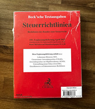 C.H.BECK Beck sche Textausgaben Steuerrichtli...
