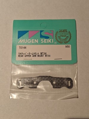 NEW ORIGINAL in Package MUGEN SEIKI MTX4 MTX-4 T0144 REAR UPPER ARM MOUNT