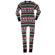 Lazy One Adult Bear Essentials Flapjack Pajamas XS One-Piece Polar Bear Family