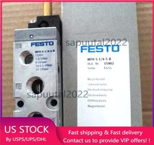 1 PCS NEW Festo MFH-5-1/4-S-B Solenoid In-Line Valve 12~230VDC, 12~240VAC