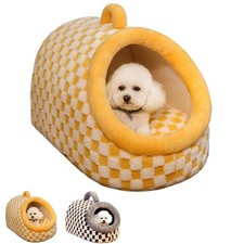 Dog Bed cat Bed Small Medium Furniture cat for Indoor Cats with Cover cave Ou...