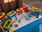 VTG 1973 Fisher Price Play Circus Train 991 Set w/ Extras (No monkey/giraffe)