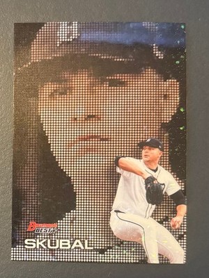 2025 Bowman s Best Tarik Skubal Pixel Portraits P-16 Detroit Tigers Mini Diamond