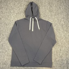 ZYIA Woman's Size M Navy Light Weight Hoodie 1/4 Zip Pull Over