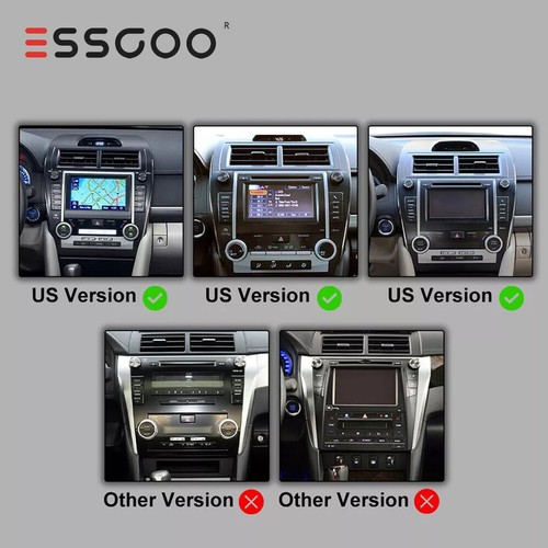 Apple Carplay For 2012-2014 Toyota Camry Car Stereo Radio Android 14.0 GPS WIFI - Picture 4 of 16