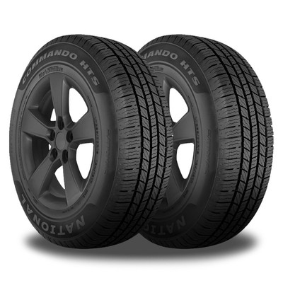 2 National Commando HTS 245/75R16 120/116R Highway All Season 65K Mileage 10 PLY