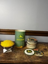JOHN DEERE SILO JOHN DEERE FEED MILL, Coaster Dispenser, 7"Tall