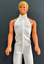 Ken Doll 1968 Body 1983 Head Molded Blonde Hair BARBIE Mattel Vintage Blue Eyes