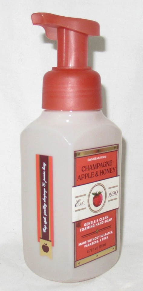 Bath & Body Works G&C Juego de Jabón de Manos Espumoso Lote de 2 CHAMPÁN MANZANA Y MIEL Foto 3 de 4