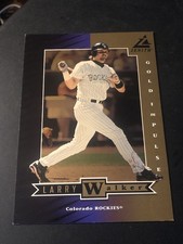 1998 Zenith Gold Impulse 5 X 7 Larry Walker #Z42 /100