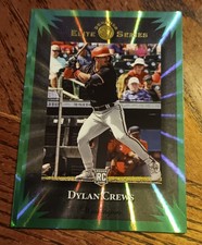 2025 Donruss #14 Dylan Crews Elite Series Green Laser Insert Rookie